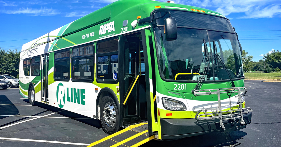 electric bus side picture